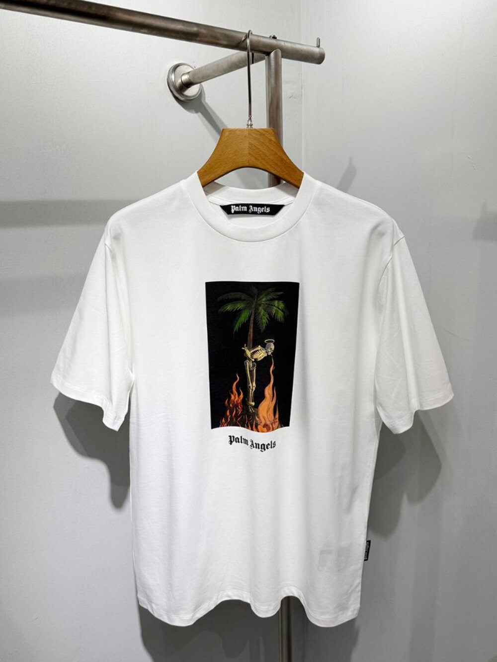 Classic Palm Angels Crew-Neck Short Sleeve